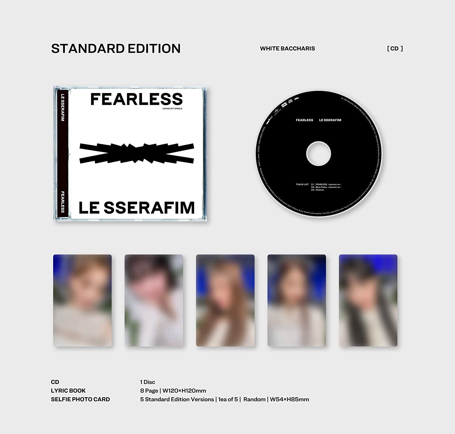 Le Sserafim - LE SSERAFIM - Fearless (Limited Edition B - CD + DVD