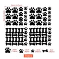 thumbnail image 2 of 76 piezas de calcomanías de huellas de perro, pegatinas de huellas de perro, decoración de habitación de perro para paredes, calcomanías de pared extraíbles para cachorros de perro, 2 of 6