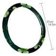 thumbnail image 4 of Saint Patrick's Day 14.5 Inch Printing PVC Leather Auto Accessories Car Wheel Cover Steering Wheel Covers, 4 of 6