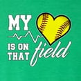 thumbnail image 2 of Wild Bobby, My Heart Is On That Tennis Field, Sports, Men Premium Tri Blend Tee, Envy, Small, 2 of 4