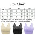 thumbnail image 2 of Women's Activewear Sports Bra Padded Breathable Racerback Stretch Crop Top Vest with Removable Soft Padded Cups Lace Yoga, 2 of 8