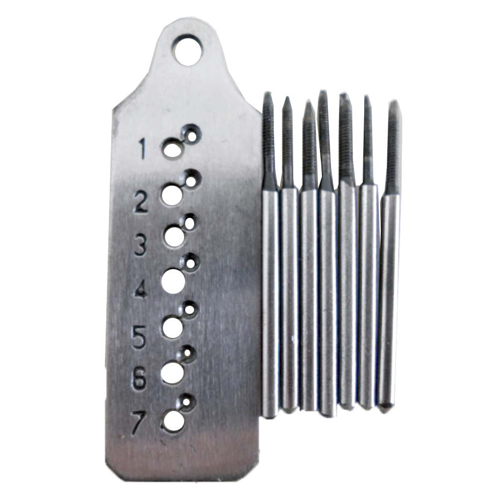 8pc Tap & Die Thread maker Set for Jewelers or Watchmakers Walmart