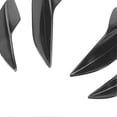 thumbnail image 3 of Bumper Fin Car Front Bumper Side Splitter Canards Lip Spoiler Deflector Replacement for Mitsubishi Glossy Black, 3 of 5