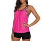 thumbnail image 4 of Trajes de baño para mujer, Trajes de baño para mujer, Trajes de baño de dos piezas con estampado conservador y espalda con tirantes, Traje de baño para mujer, 4 of 7