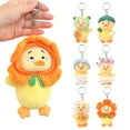 thumbnail image 2 of BAELLERT Plush Doll Keychain Pendant Bag Ornament Yellow Duckling Stuffed Toy Cute Soft Key Ring for Car Keys Backpack Wallet, 2 of 7
