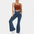thumbnail image 6 of MSJUHEG Womens Jeans High Waisted Jeans For Women 2023 Jeans For Women High Waist Baggy Wide Leg Jeans Stretchy Denim Pants Y2 K Jeans For Women Blue Xs, 6 of 9