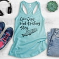 thumbnail image 2 of Even Jesus Had A Fishing Story Tank Top, Ladies Racerback Tank Top, Jesus Fishing Tank, Fishing Tank Top, Cancun, Small, 2 of 3