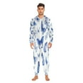 thumbnail image 2 of IAUYY Unisex Adult Onesie Pajamas Ultra-Soft Crystal-Soft Fabric, Halloween Adult Onesie Pajamas Adults,With a Zipper Plus Size Onesie Pajamas, Characteristics Of Butterflies, 2 of 6
