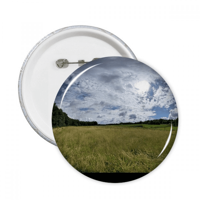 Sky Clouds Forestry Science Nature Scenery Pins Badge Button Emblem Accessory Decoration 5pcs