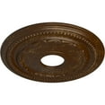 thumbnail image 3 of Ekena Millwork 15 3/8"OD x 3 5/8"ID x 1"P Federal Ceiling Medallion (Fits Canopies up to 8 1/2"), Hand-Painted Root Beer Crackle, 3 of 6