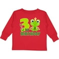 thumbnail image 3 of Inktastic 3rd Birthday Prince Frog Boys Long Sleeve Toddler T-Shirt, 3 of 5