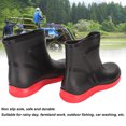 thumbnail image 4 of Men's Rain Boots Mid Calf Waterproof Shoes Non Slip for Outdoor Hunting Car Washing, 4 of 7
