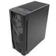 thumbnail image 1 of Minkissy Mid Atx Case ATX Motherboard Computer Case Black Steel Cooling Effect 1Pack, 1 of 8