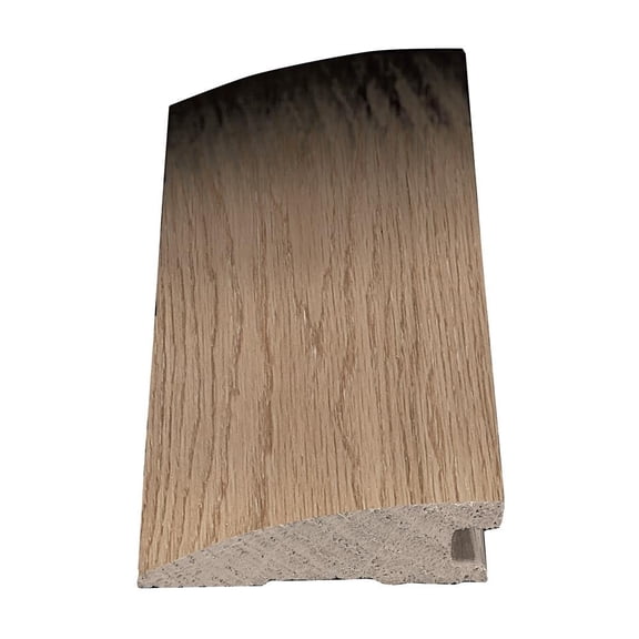 Flush Reducer - 1/2" Thick x 2" Wide x 78" Long Solid Wood European White Oak - For Flooring Color Accolade