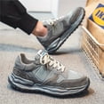 thumbnail image 3 of Men'S Low-Top Breathable Running Sneakers - Hong Kong Style Minimalist Sneakers with Cushioned EVA Insole & Arch Support, Arch Cushioning Technology, Durable Rubber Sole - Lightweight Gym, 3 of 8