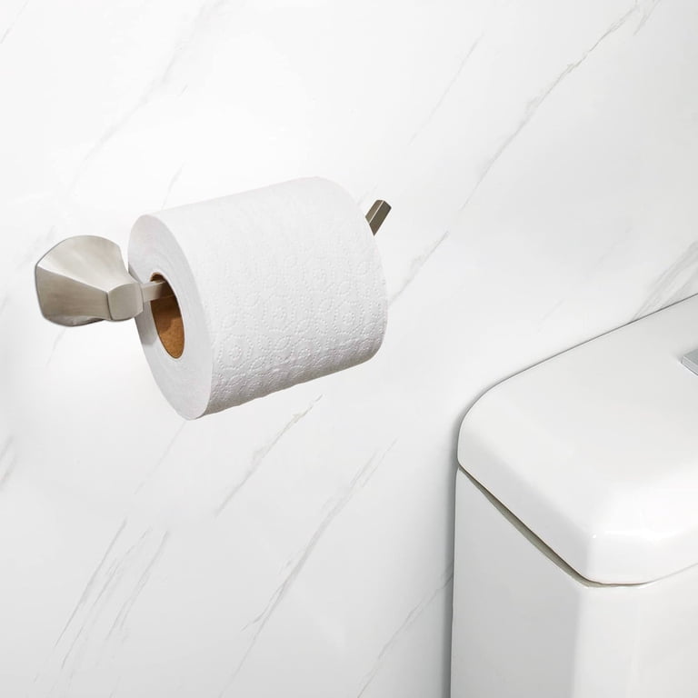 Wall-Mount Toilet Paper Holder, Satin Nickel photo 8