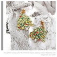 thumbnail image 2 of AURARMLET 1 Pair Christmas Tree Earrings for Women Holiday Jewelry, Multi-Alloy Festive Statement Accessories for Seasonal Style, 2 of 6