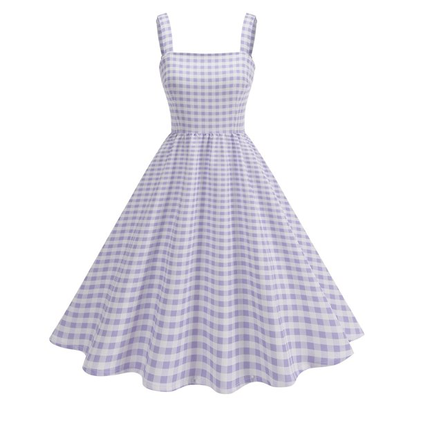 Vestido Corto de Verano de las Mujeres de Malla de Manga Corta Bordado Vestido de Pastel Retro, Vestido Ligero Casual para la Fiesta Y las Vacaciones