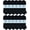 Black, variant on Mens Cotton No Show Socks, Soft Sports Socks In Bulk, King Size 13-16 (White, 60)