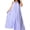 White and Blue, variant on Women's Plus Size Blue And White Striped Tie Back Maxi Dress
