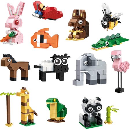 

13PCS Party Favors for Kids - Mini Building Blocks Animals STEM Building Toy Sets