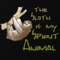 thumbnail image 3 of CafePress - The Sloth Is My Spirit Animal Sweatshirt (Dark) - Classic Crew Neck Sweatshirt, 3 of 4
