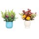 thumbnail image 1 of Plantas artificiales de acuario de silicona, exquisitas flores de acuario, plantas decorativas reutilizables para pecera para sala de estar, 2 uds., 1 of 5