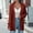 Red, variant on Turilly Women's Solid Color Knit Cardigans Loose Long Sleeve Button Pocket Sweaters Coat