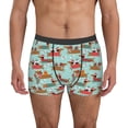 thumbnail image 1 of Fotbe Dachshund Christmas Play Calzoncillos Tipo Boxer con Bolsa de Soporte Total para Hombre, X-Temp Fresco, Transpirable y de Secado Rápido-Medium, 1 of 5