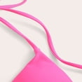 thumbnail image 4 of Krdevn Women's Triangle Halter Bikini Top Tie Front Swimwear for Beach and Pool,M, 4 of 7