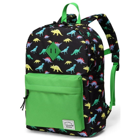 Mochila VASCHY Dinosaur para niños pequeños con correa para el pecho