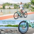 thumbnail image 4 of Lilypelle LCD Display Unisex Adult Tricycles, Steel, Cyan, 66 lb, 4 of 23