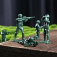 thumbnail image 3 of Figuras de plástico MCPINKY de Toy Soldiers para hombre, 100 unidades, de color verde, 3 of 6