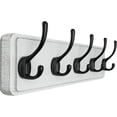 thumbnail image 1 of Rustic Wall Mounted Coat Rack es Hole to Hole Pine Real Wood Plank Wall Coat Rack with Hooks Farmhouse Coat Hanger Wall Mount for Hanging Back Jacket Coat Hat, 1 of 6