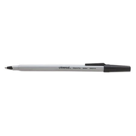 Universal Economy Ballpoint Stick Oil-Based Pen, 12 ct - Black