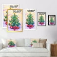 thumbnail image 4 of Designart Beautiful Christmas Tree Art Traditional Framed Wall Art, 4 of 4