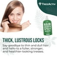 thumbnail image 6 of TreeActiv Hair Growth Daily Nourishing Spray, Natural Leave in Conditioner, Anti Frizz, Reduce Curly Frizzy Hair, Argan Oil, Biotin, Keratin, Silk Aminos, Tea Tree (Bamboo Sugarcane), 6 of 12
