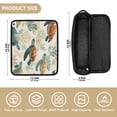 thumbnail image 4 of Hair Tool Organizer Bag with Heat Resistant Mat Removable Travel Storage Case for Hot Air Brushes Curling Irons Adorable Turtles Pattern, 4 of 8