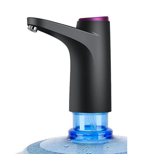 Dispensador de agua eléctrico, bomba de botella de agua portátil, giratorio de 360 grados, negro Rojo Verde Cocina, Decoración y Otros