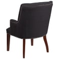 thumbnail image 3 of Flash Furniture HERCULES Sculpted Comfort Series Black Fabric Side Reception Chair, 3 of 4