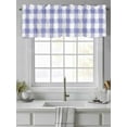 thumbnail image 4 of Valances for Windows Rustic Country Rod Pocket Cafe Window Treatments Valance Curtains for Kitchen Bathroom Laundry Basement Windows 42"x18", 4 of 9