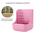 thumbnail image 4 of Fixed Grass Shelf, Durable Grass Frame, PP & Stainless Steel Grass Shelf,  Pets For Rabbits Home Pets Shop, 4 of 8