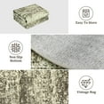 thumbnail image 4 of Haperlare 9'x12' Floral Distressed Area Rugs for Living Room Washable Non Slip Nursery Brown Rugs Ultra-Thin Soft Carpet for Bedroom, 4 of 7