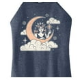 thumbnail image 3 of Instant Message - Celestial Moon Woman - Womens High Neck Tank, 3 of 6