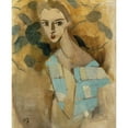 thumbnail image 3 of Helene Schjerfbeck 15x18 Black Modern Framed Museum Art Print Titled - Girl from Eydtkuhne II (1927), 3 of 5
