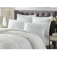 thumbnail image 5 of Stone Cottage Mosaic White Duvet Set, Full/Queen, 5 of 7