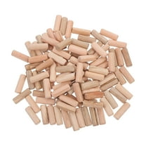 TEHAUX  100 Pcs Wood Dowels Wooden Sticks Woodwork Carpentry Crafts