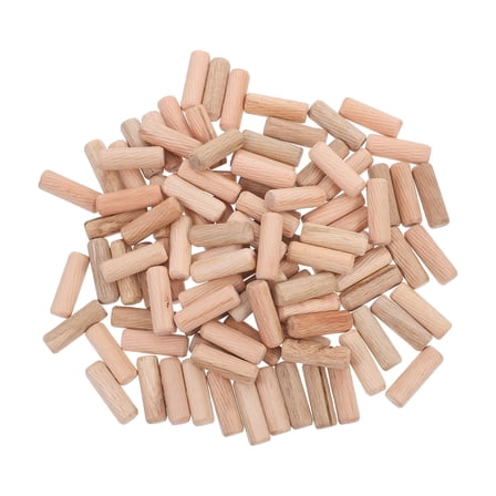 TEHAUX  100 Pcs Wood Dowels Wooden Sticks Woodwork Carpentry Crafts