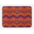 thumbnail image 1 of Tribal Bath Mat, Native Ornament with Zig Zag Motif Peruvian Mexican Ethnicity Traditional Design, Plush Bathroom Decor Mat with Non Slip Backing, 29.5" X 17.5", Multicolor, by Ambesonne, 1 of 2