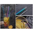 thumbnail image 4 of Monstrate Juego de pajitas de acero inoxidable, lavable, reutilizable, para el hogar, cafetería, cocina, exterior, interior, senderismo, Almacenamiento y organización del hogar Oro rosa, 4 of 6